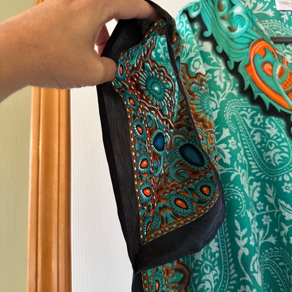 Miss Lavish London Maxi Kaftan Swim Cover Up Dress - Picture 5 of 7